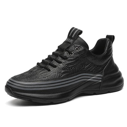 Buy Center Men's Breathable Leather Sports Shoes - Lightweight & Durable - Buy Center