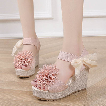 Plus Size Women's Platform Wedge Sandals - Trendy Peep Toe Style 2025 - Buy Center