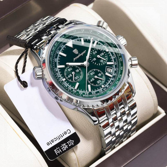Men's Waterproof Luminous Quartz Watch - Multi-Function & Stylish Design - Buy Center