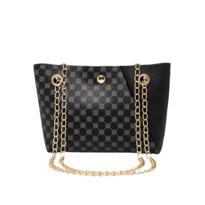 Dotted Prints Chain Shoulder Bag - Stylish PU Messenger for 2025 - Buy Center