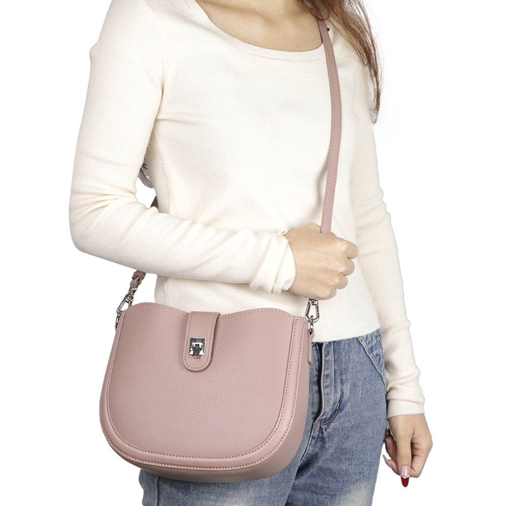 Vintage Saddle Women's Shoulder Messenger Bag - Stylish Cowhide Leather - Buy Center