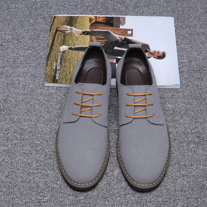 Men's Plus Size Frosted Casual Shoes - Stylish British Design, Comfortable Fit - Buy Center