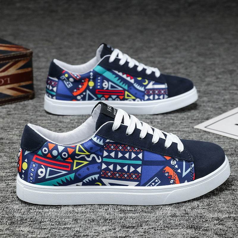 Plus Size Casual Sneakers - Breathable Canvas Skate Shoes for Students - Buy Center