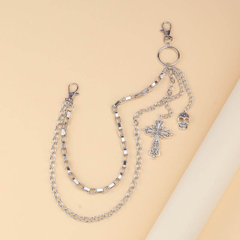 Buycenter Layered Retro Skull Body Chain - Unique Metal Jewelry - Buy Center