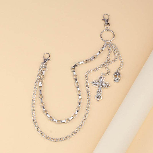 Buycenter Layered Retro Skull Body Chain - Unique Metal Jewelry - Buy Center