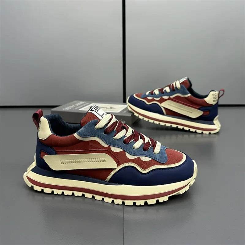Buycenter Casual Lightweight Sneakers - Trendy Color Matching for Men - Buy Center