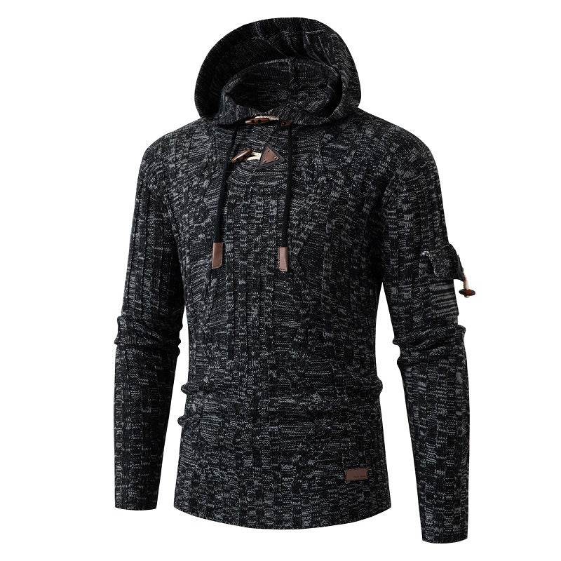 Horn Button Slim Fit Men's Sweater - Cozy Pullover in Stylish Colors - Buy Center