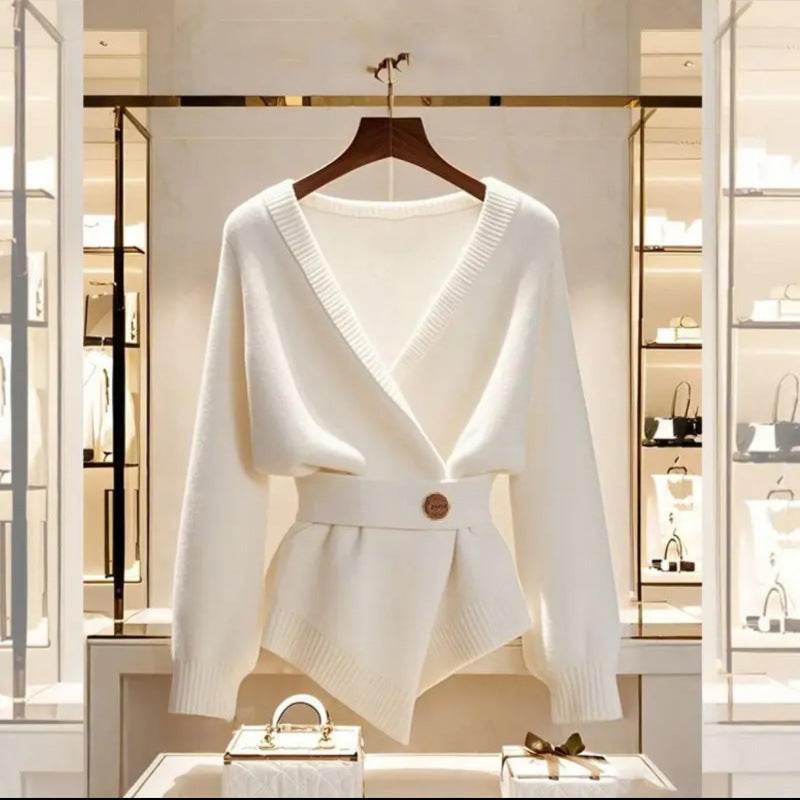 Buycenter Women's Beautiful Blue Sweater - Stylish Pullover for Commuting - Buy Center