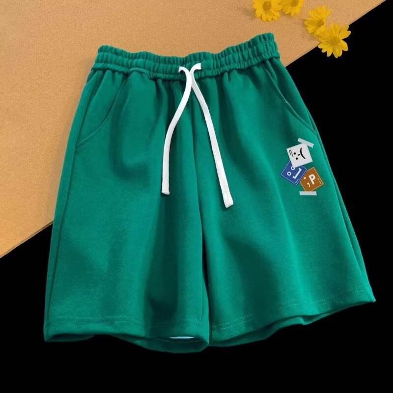 Buycenter Vintage Letter Print Loose Summer Shorts for Men - Stylish & Comfortable - Buy Center