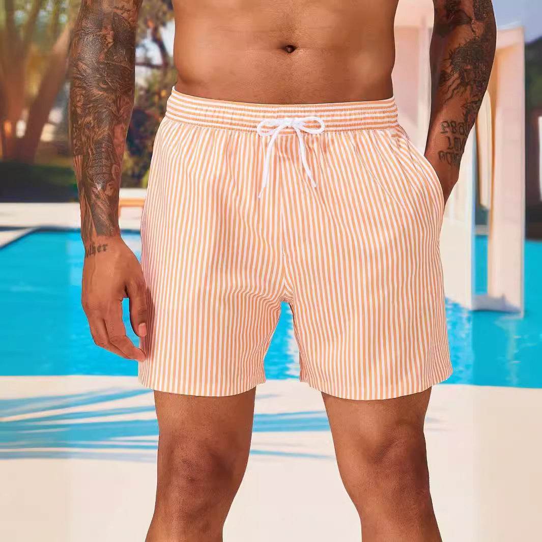 Buycenter Men's Digital Printing Casual Shorts - Sports Style, Elastic Fit - Buy Center