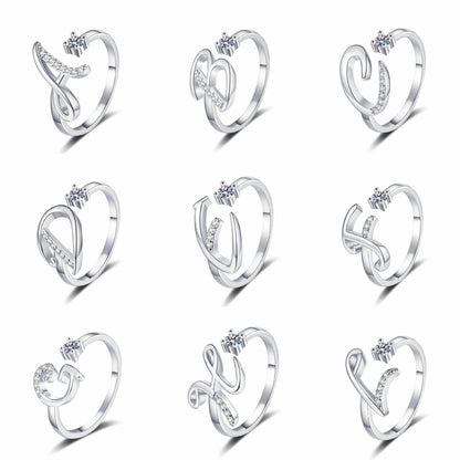 Buycenter 26 English Letters Fashion Ring - Affordable Luxury Jewelry - Buy Center