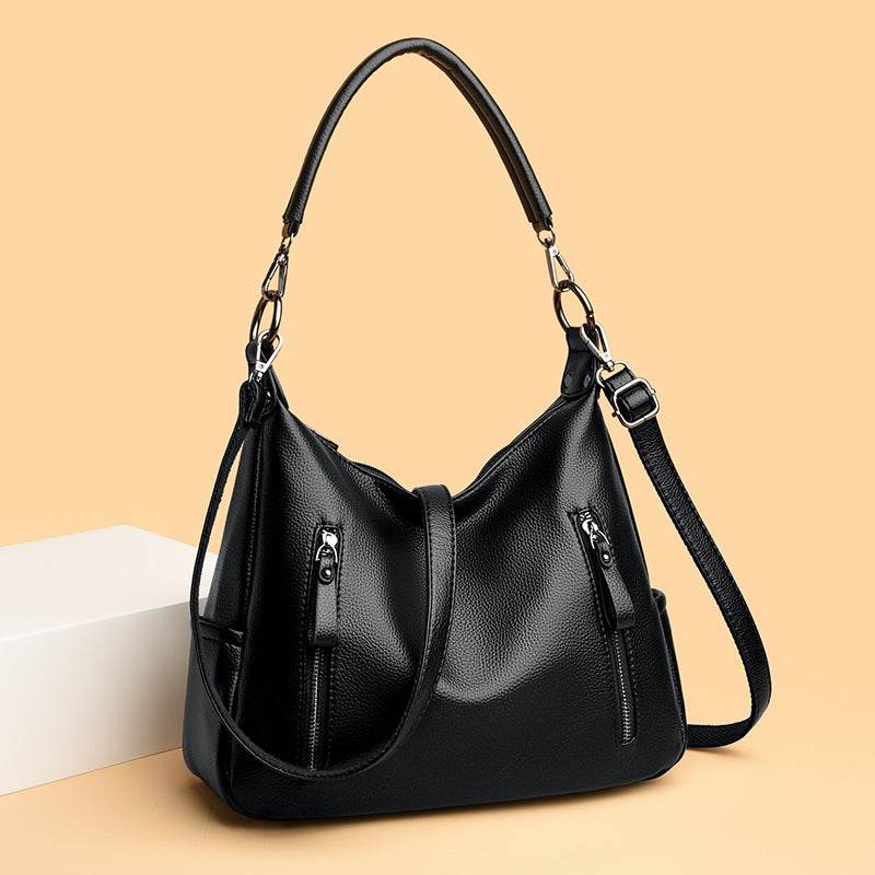 Fashion All-Match Messenger Bag - Trendy Dumpling Shape & Soft PU - Buy Center