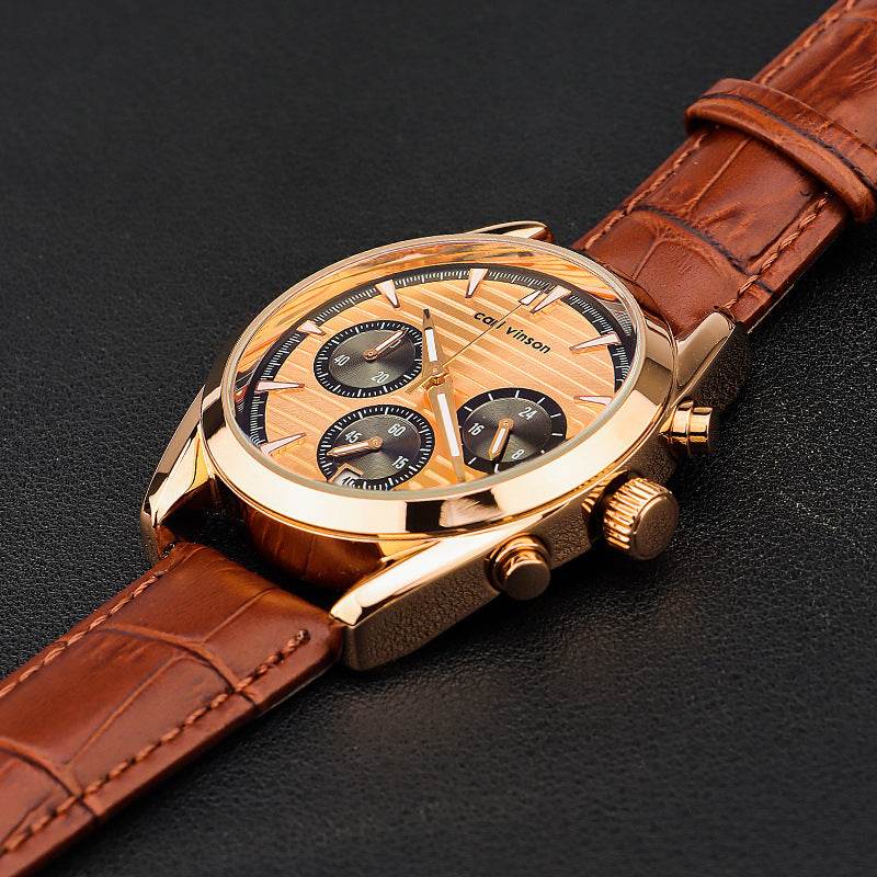 Buycenter Men's Waterproof Luminous Quartz Watch - Casual Alloy Design - Buy Center