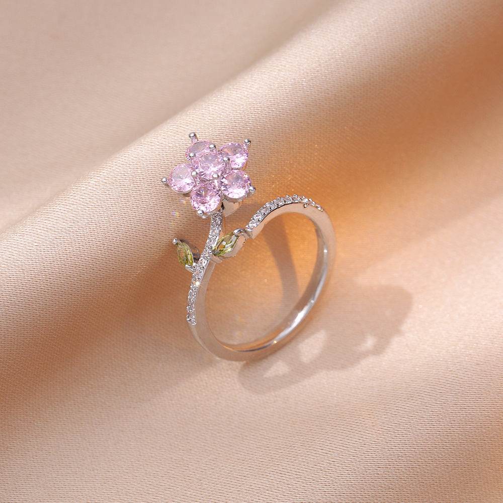 Buy Center Fully Jeweled Loving Heart Ring - Unique Temperamental Style - Buy Center