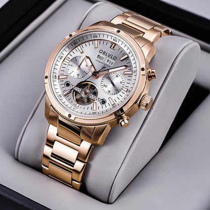 Men's Multi-Functional Hollowed Fashion Watch - Stylish & Versatile Design - Buy Center