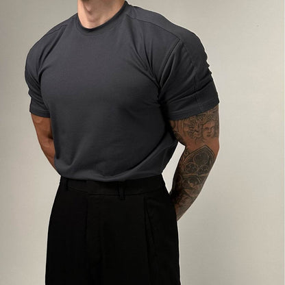 American Retro Men's Summer Short Sleeve Shirt - Casual Solid Color Styles - Buy Center