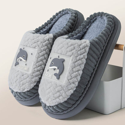 Cozy Non-Slip Fleece-Lined Slippers for Couples - Fluffy Comfort for 2025 - Buy Center