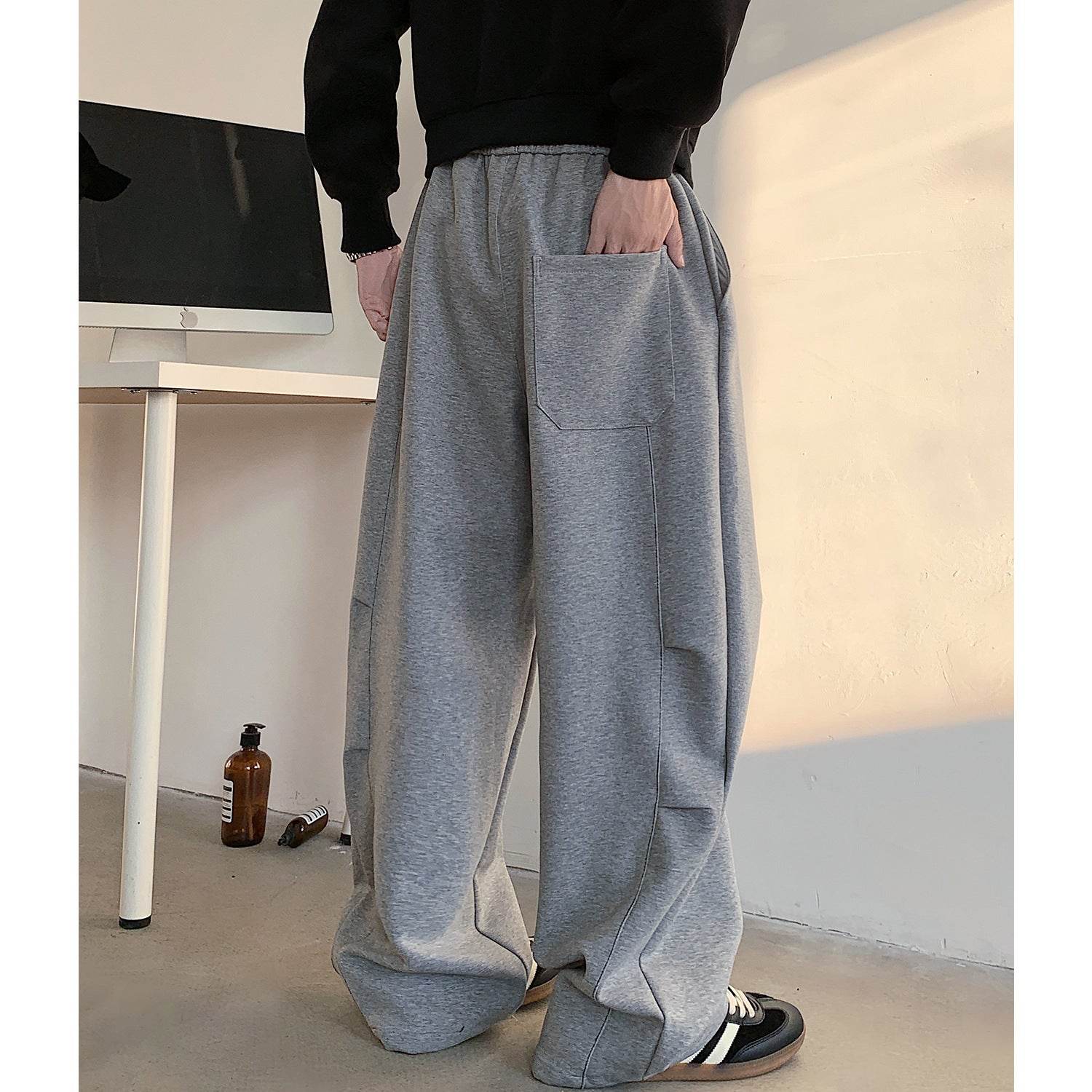 Plus Size Fleece-Lined Harem Pants - Stylish Comfort for Cold Days - Buy Center
