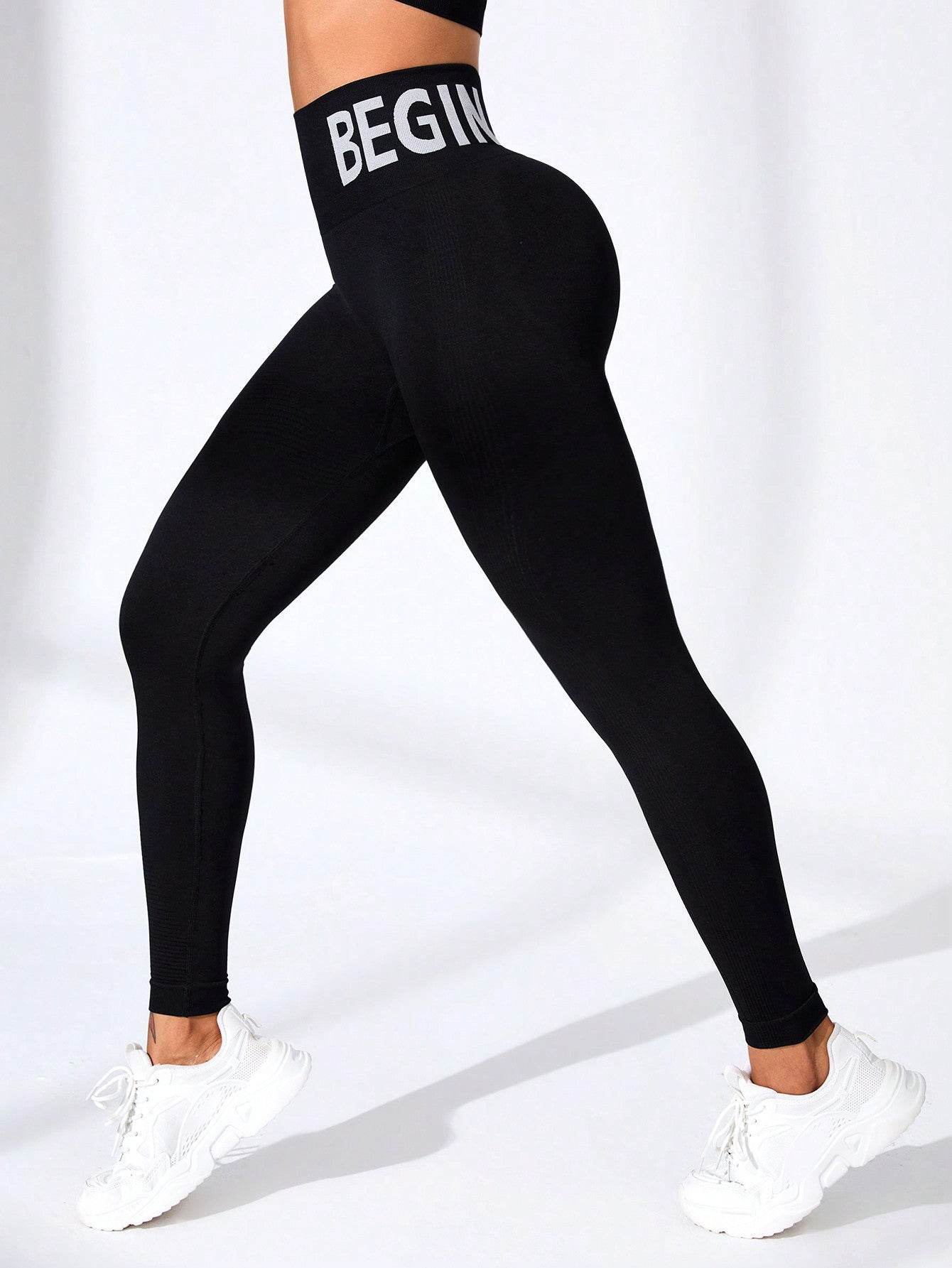 High Waist Peach Yoga Pants for Women - Stylish Seamless Workout Gear - Buy Center