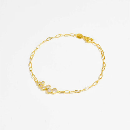 Buy Center Retro Diamonds Necklace & Bracelet Set for Women - Fashion Jewelry - Buy Center