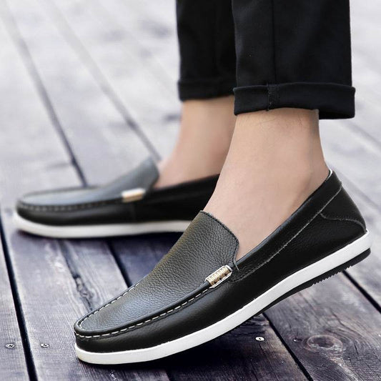 Men's Casual Leather Shoes - Soft Bottom, Breathable Summer Style 2025 - Buy Center