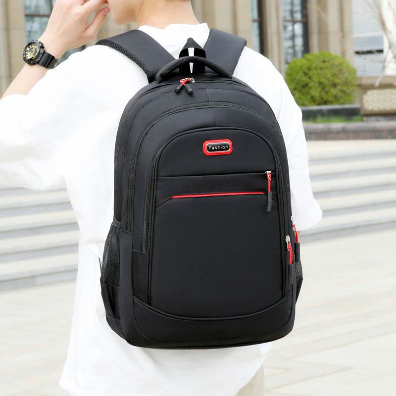 Large Capacity Men's Waterproof Backpack - Stylish Oxford Cloth Design - Buy Center