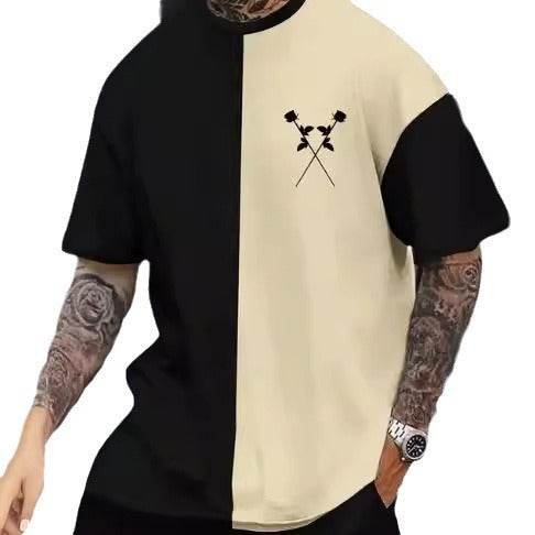 Buycenter Men's Casual 3D Digital Print Short Sleeve Shirt - Size XXS to 6XL - Buy Center