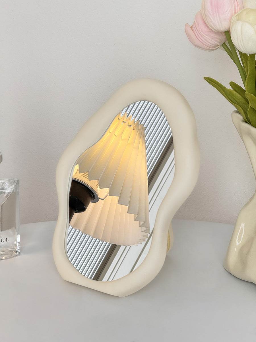 Cute Cloud Makeup Mirror - Irregular Design for Stylish Dorm Use - Buy Center