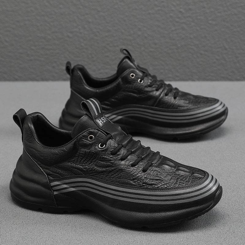 Buy Center Men's Breathable Leather Sports Shoes - Lightweight & Durable - Buy Center