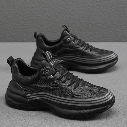 Buy Center Men's Breathable Leather Sports Shoes - Lightweight & Durable - Buy Center