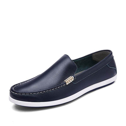 Men's Casual Leather Shoes - Soft Bottom, Breathable Summer Style 2025 - Buy Center