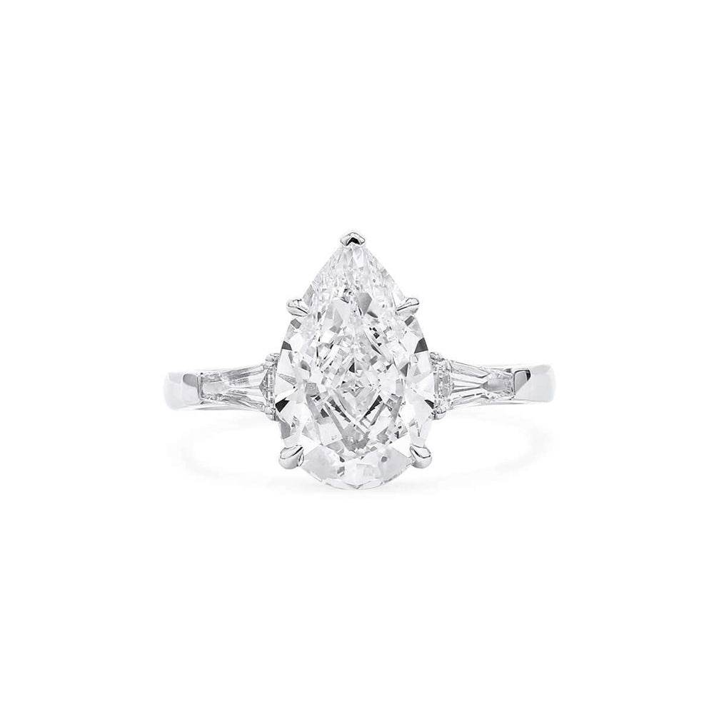 Buycenter S925 Sterling Silver Ring - Women's Elegant Platinum Plated Design - Buy Center