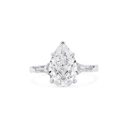 Buycenter S925 Sterling Silver Ring - Women's Elegant Platinum Plated Design - Buy Center