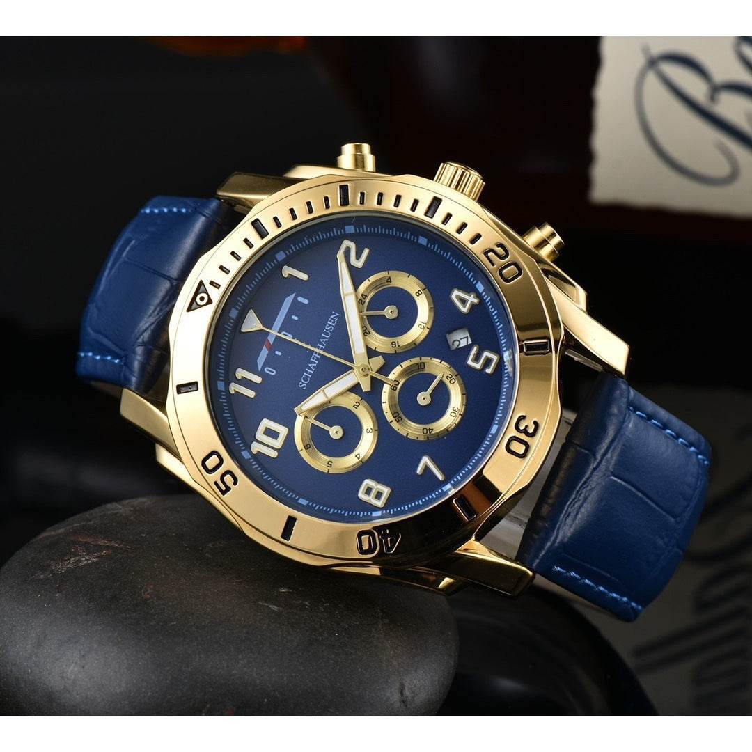 Buycenter Six-Pin Quartz Men's Business Watch - Stylish Full-Function Design - Buy Center