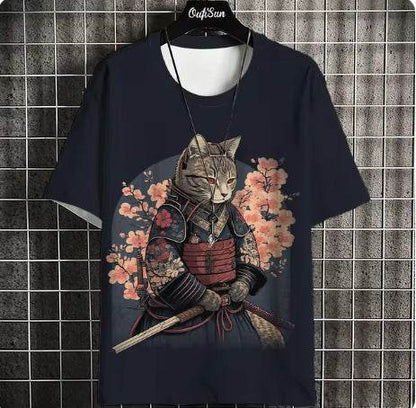 Buycenter Men's Casual Summer Japanese Short Sleeve - Printed Styles Available - Buy Center