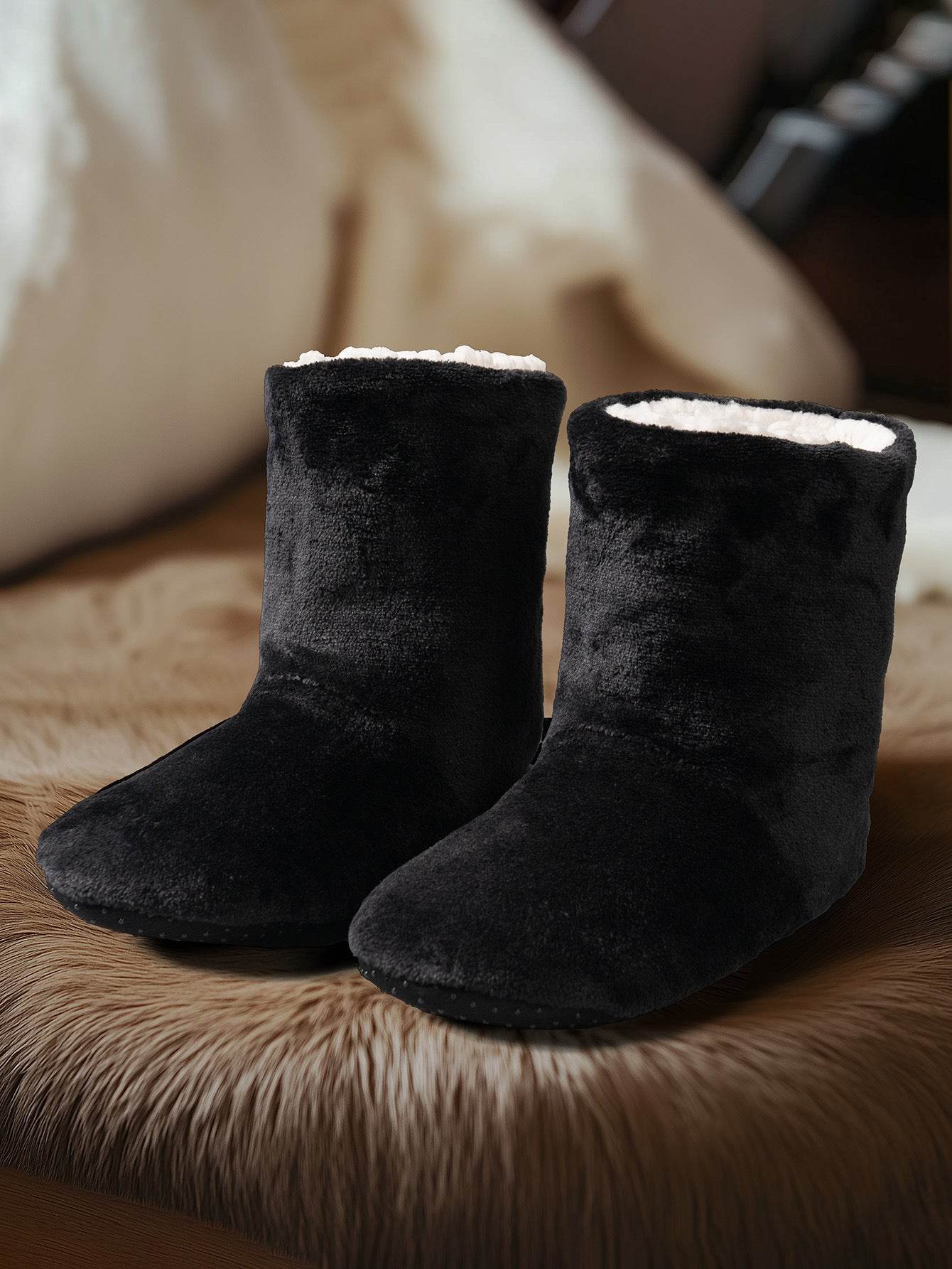 Warm Mid-Calf Fleece-Lined Boots for Women - Cozy, Stylish & Trendy - Buy Center