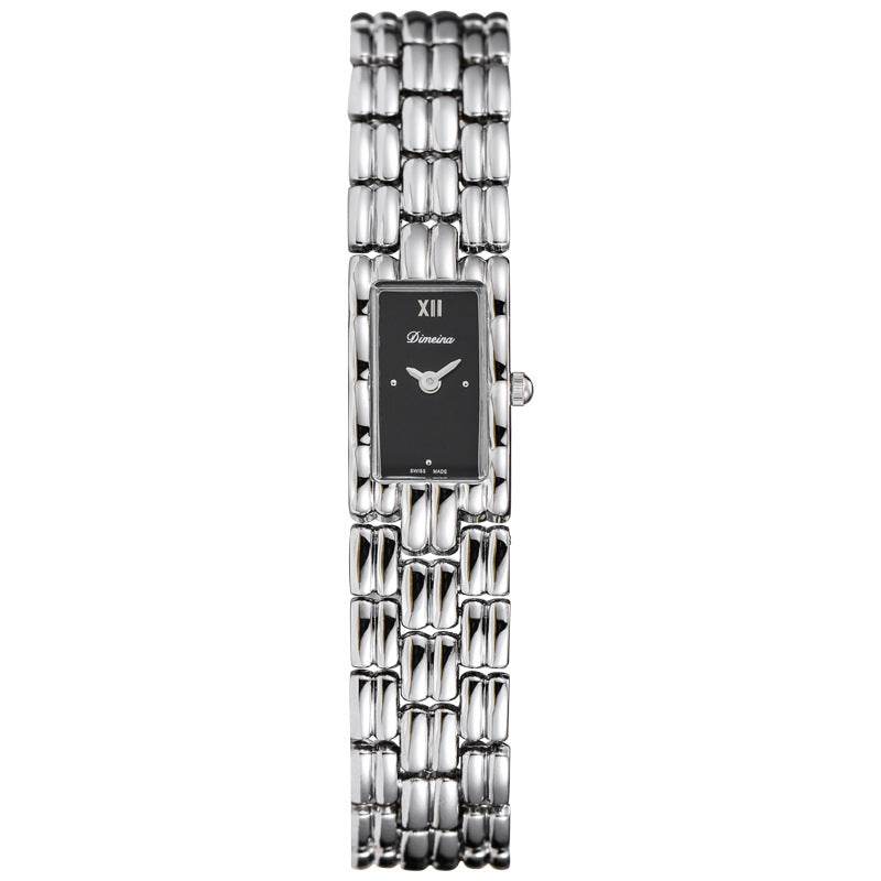 Simple Fashion Square Steel Watch - Elegant Gold & White Design 2025 - Buy Center