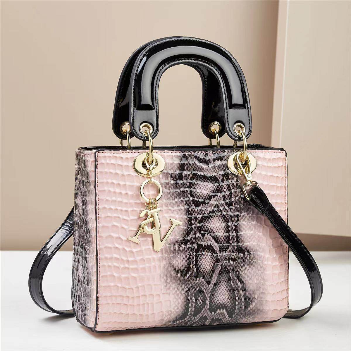 Buycenter Women's Shoulder Messenger Bag - Snakeskin & Nail Pattern Styles - Buy Center