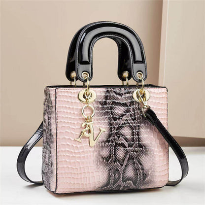 Buycenter Women's Shoulder Messenger Bag - Snakeskin & Nail Pattern Styles - Buy Center