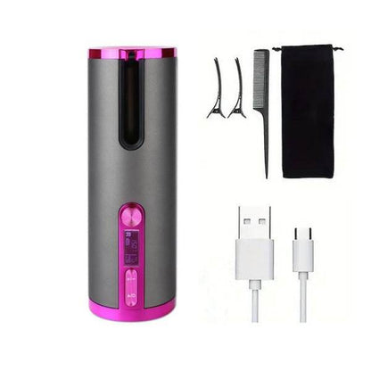 Portable USB Hair Curler - Wireless, Large Capacity & Easy Styling - Buy Center
