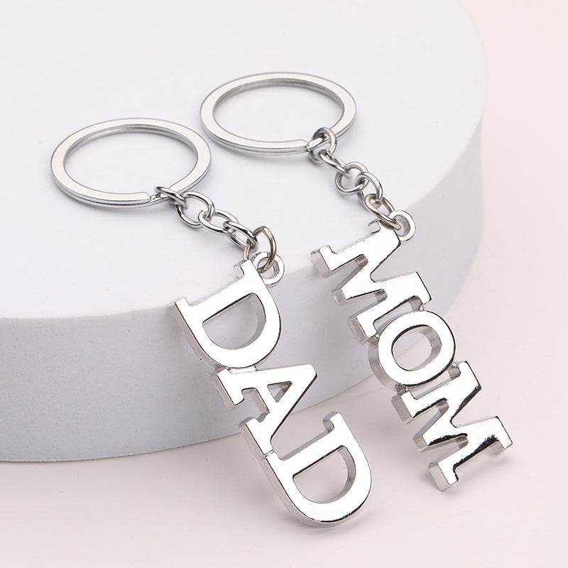 Creative Zinc Alloy Keychain - Stylish Gift for Parents on Mother's & Father's Day - Buy Center