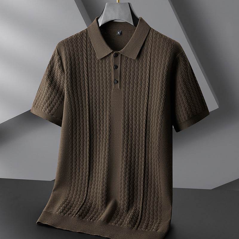 Plus Size Men's Short Sleeve Sweater - Autumn & Winter Collection - Buy Center