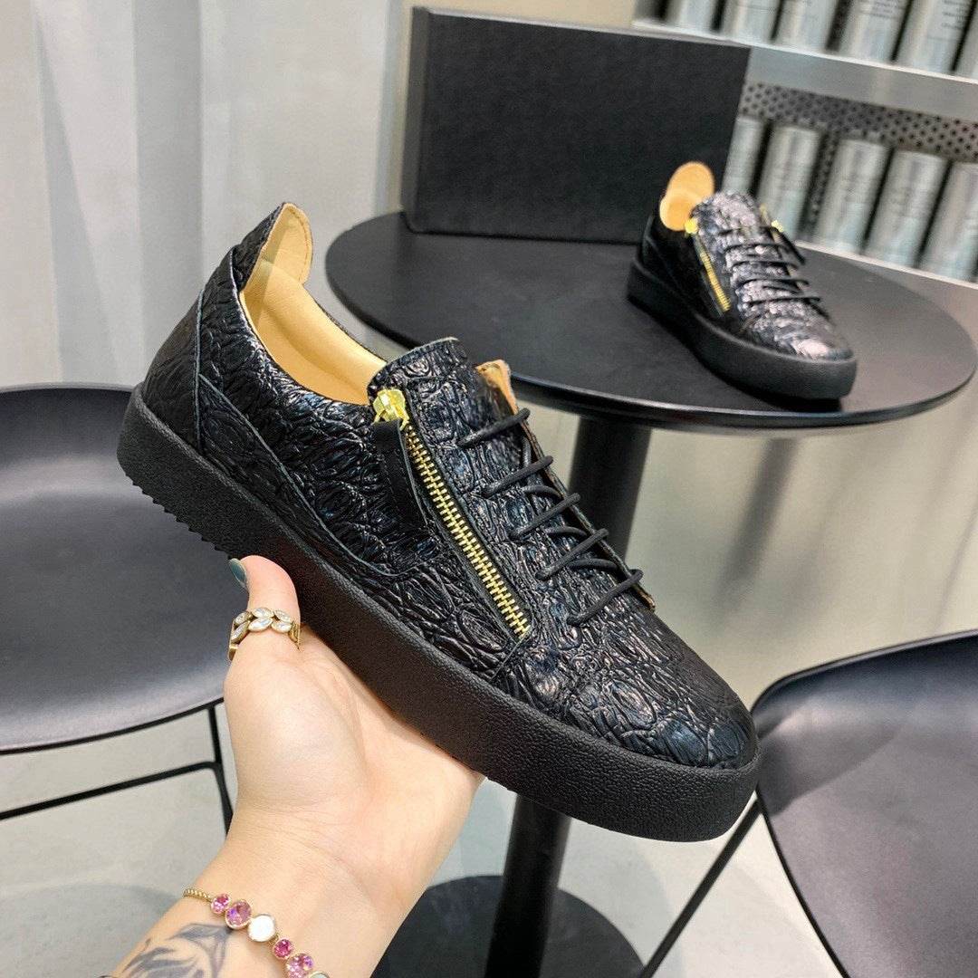 European Station Men's Cowhide Fashion Shoes - Casual Vulcanize Style 2025 - Buy Center