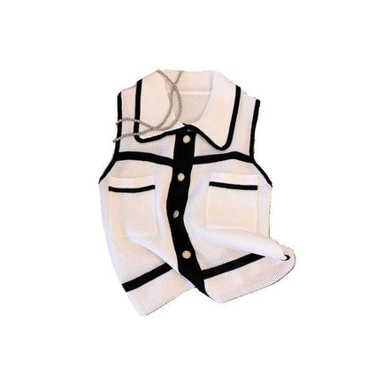 Classic Chic Sleeveless Knitwear - Women's Stylish Camis in Tencel - Buy Center