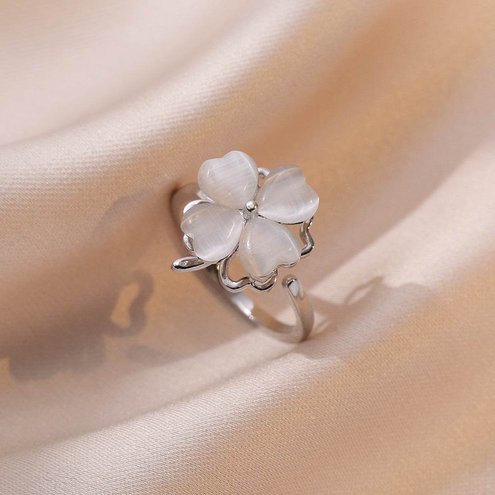 Buy Center Fully Jeweled Loving Heart Ring - Unique Temperamental Style - Buy Center