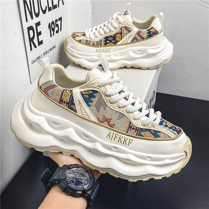 Buy Center Men's Casual Sneakers - Breathable Height Increasing Dad Shoes - Buy Center