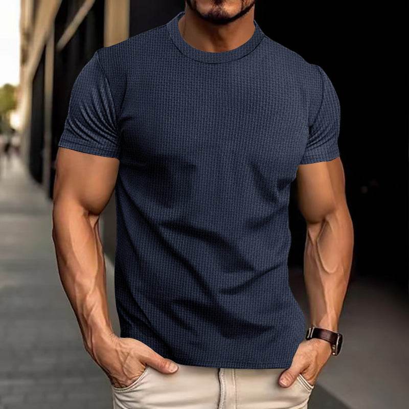 Men's Breathable Slim Top - Stylish Short Sleeve Casual Shirt 2025 - Buy Center
