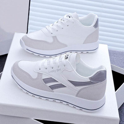 Women's Lightweight White Running Shoes - Stylish All-Season Casual Footwear - Buy Center