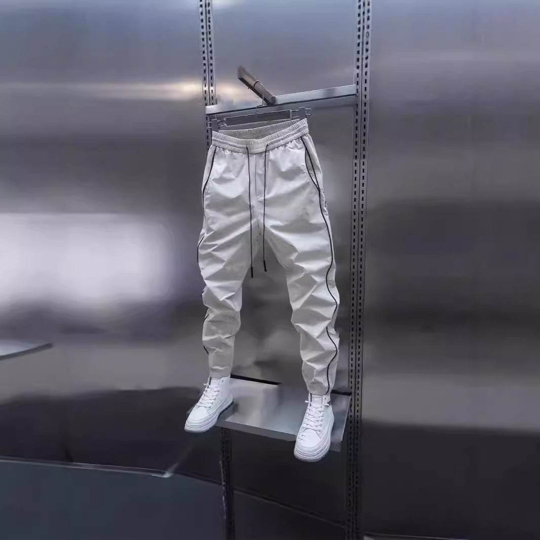 Men's Ankle-Tied Harlan Cargo Pants - Casual Workout, Loose Fit - Buy Center