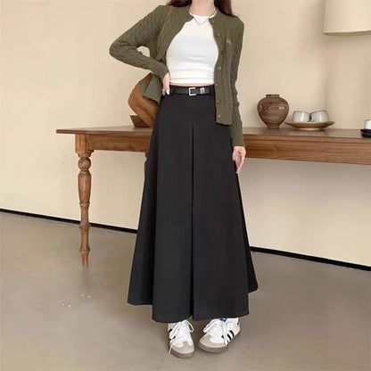 Versatile Half Length Swing Skirt - Casual Ruffle Design Plus Sizes - Buy Center